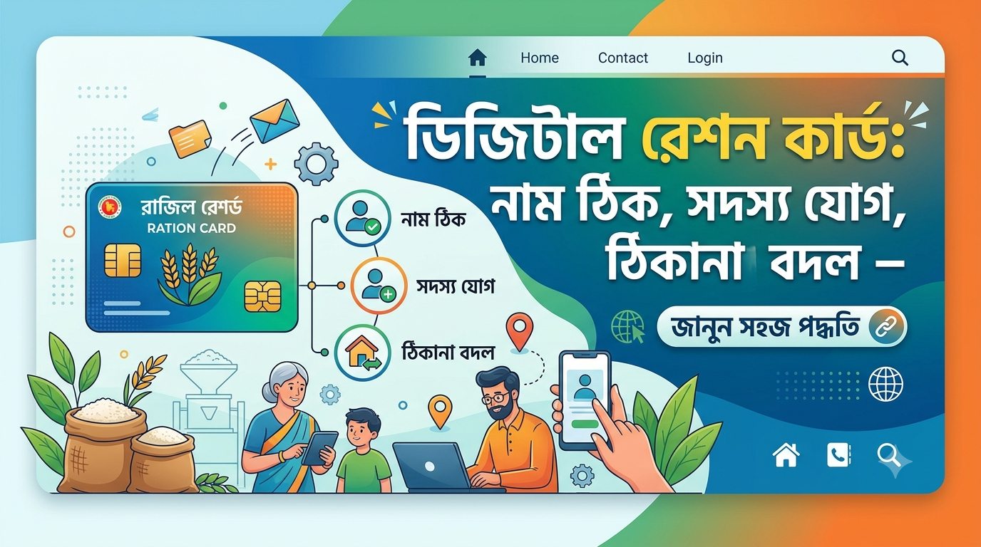 ডিজিটাল রেশন কার্ড
