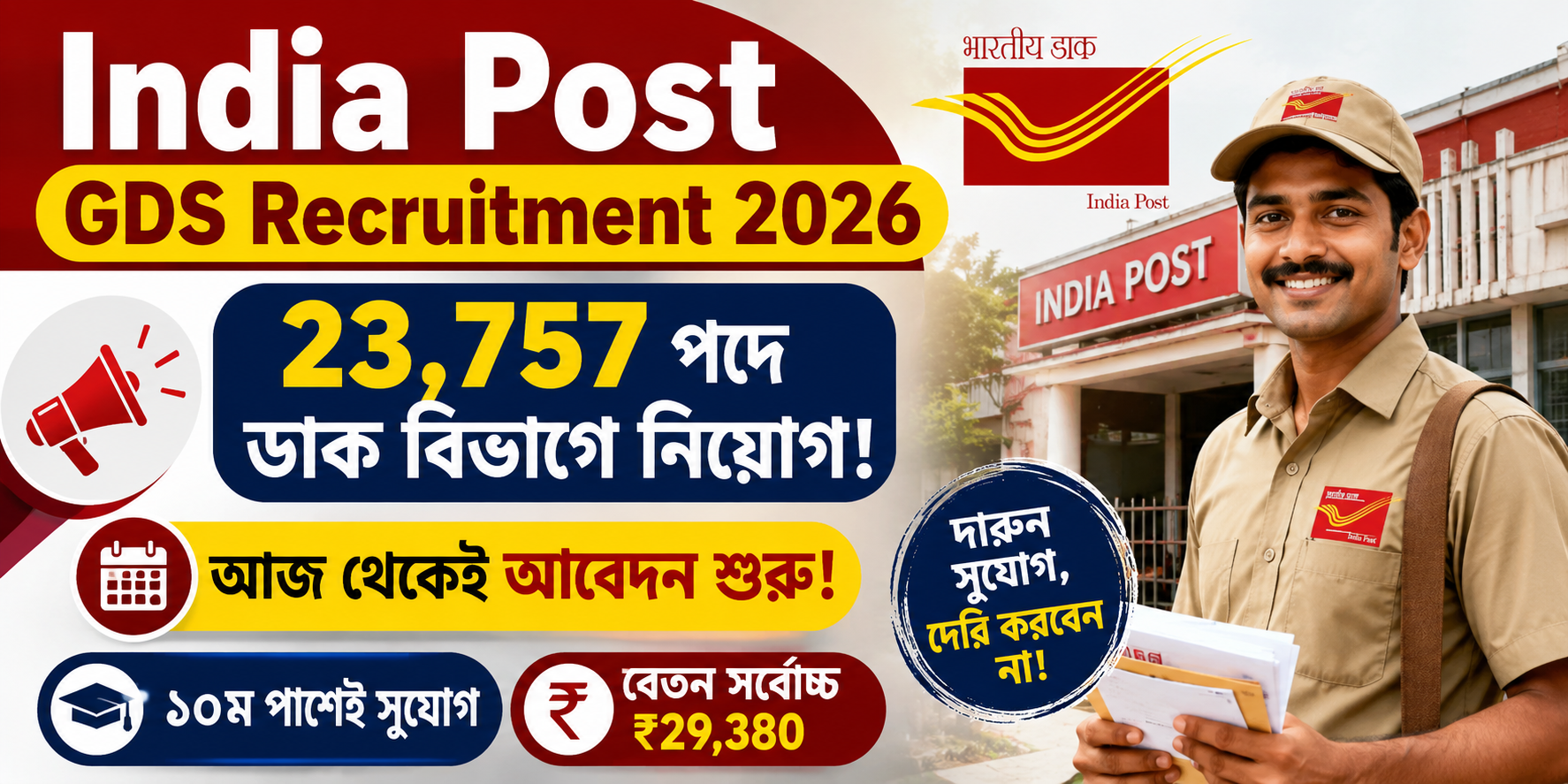 India Post GDS Recruitment 2026