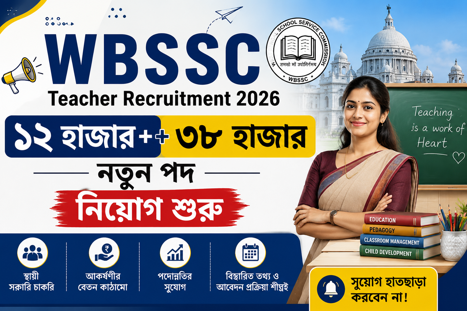 WBSSC Teacher Recruitment 2026