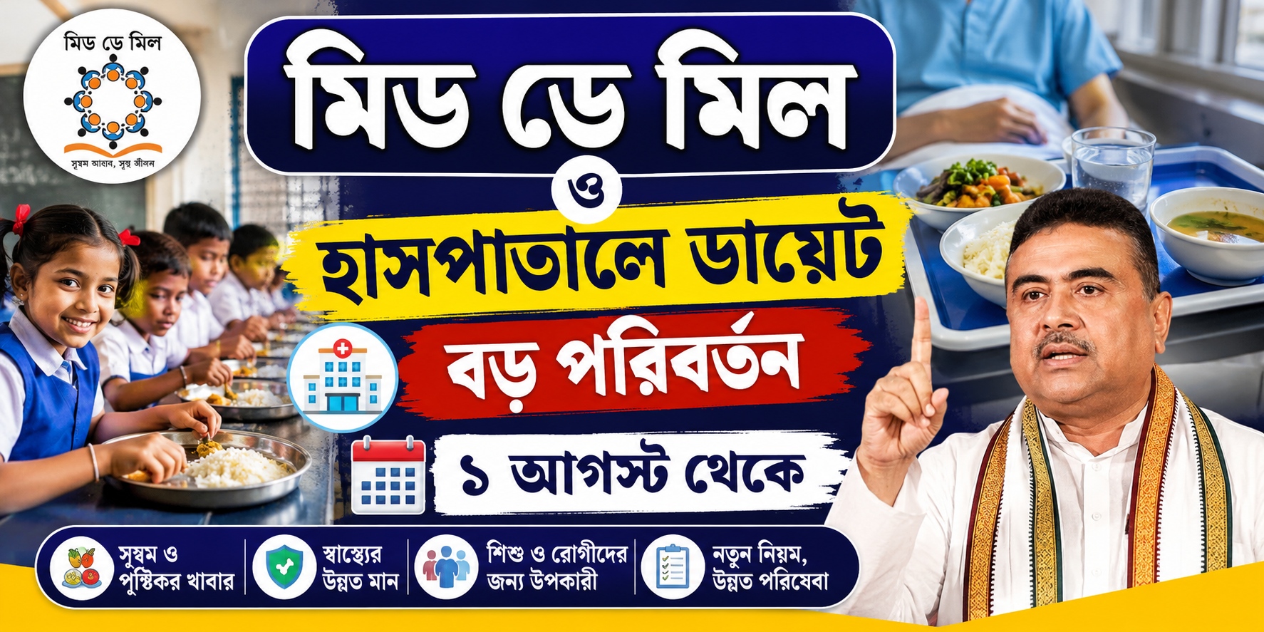 মিড ডে মিল পরিবর্তন