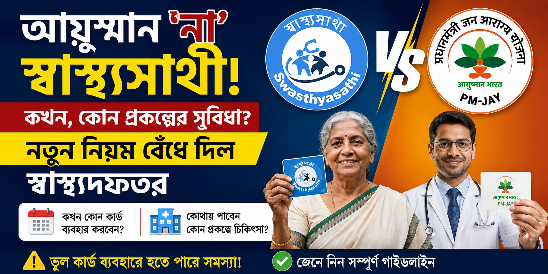 Ayushman Bharat and Swasthya Sathi New Rules
