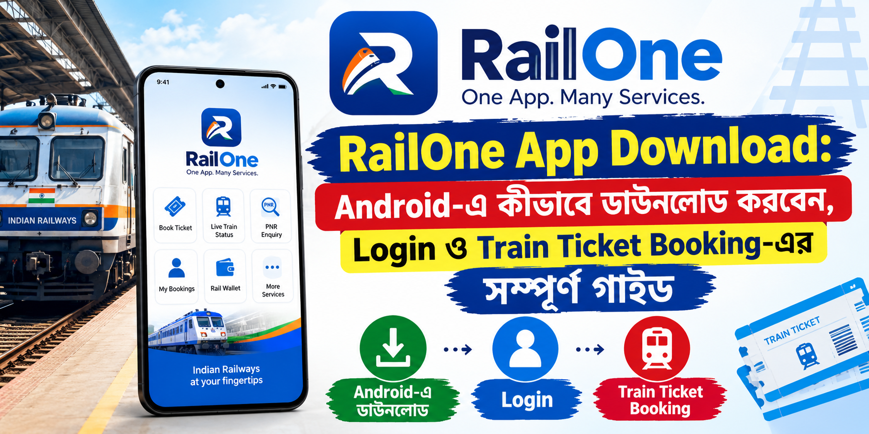 RailOne App Indian Railways