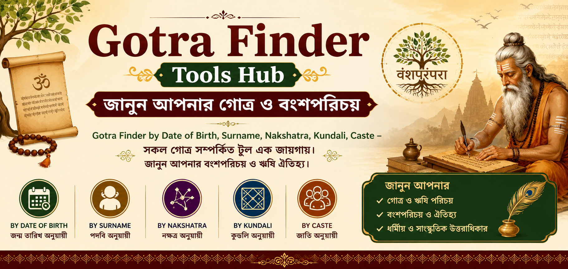 Gotra Finder Tools Hub