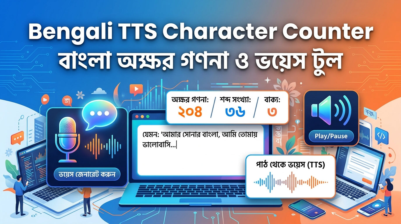 Bengali TTS Character Counter Tool