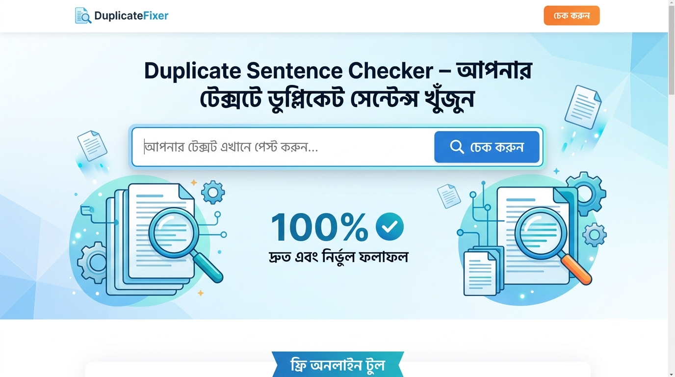 Duplicate Sentence Checker