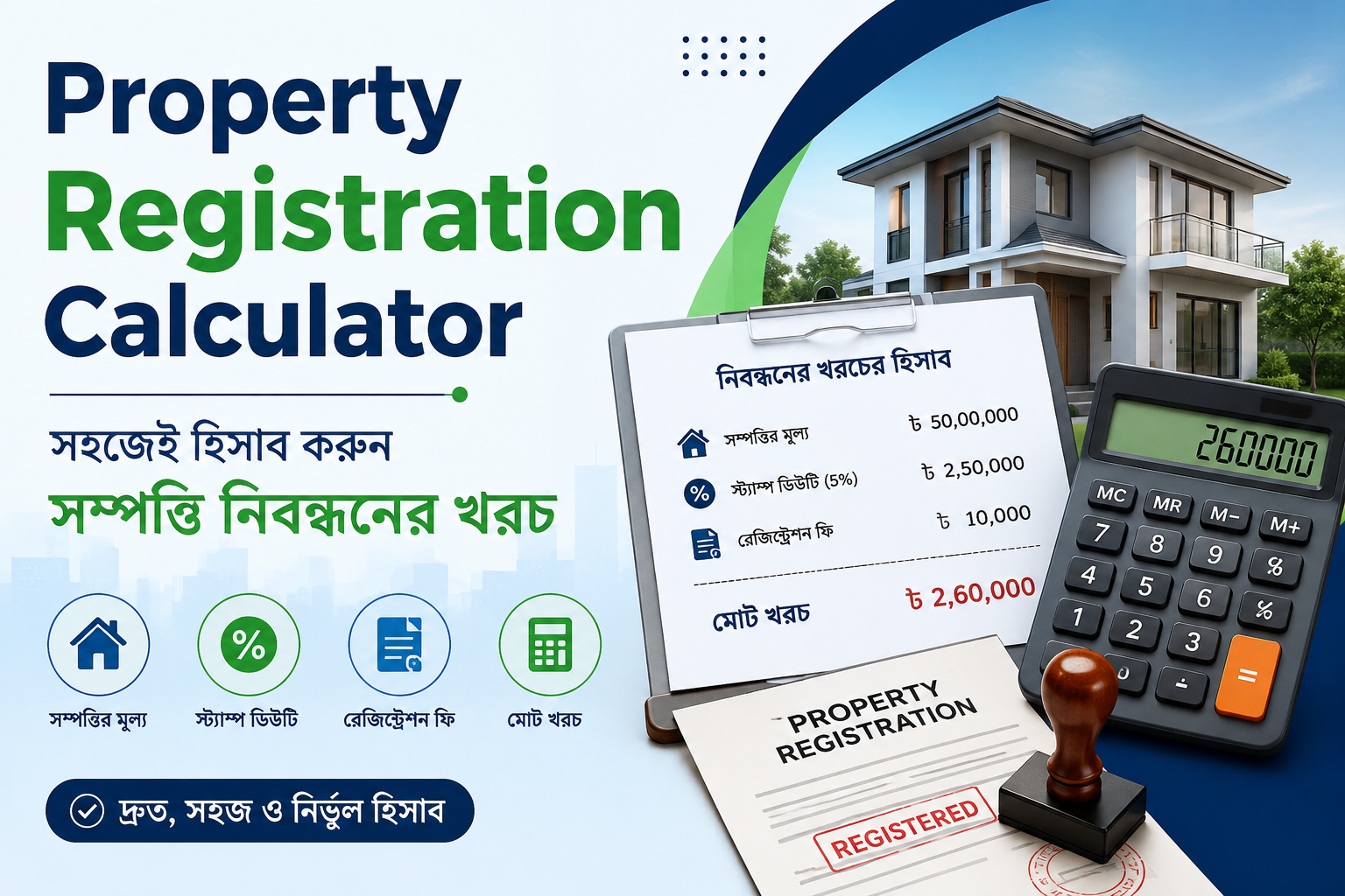 Property Registration Calculator