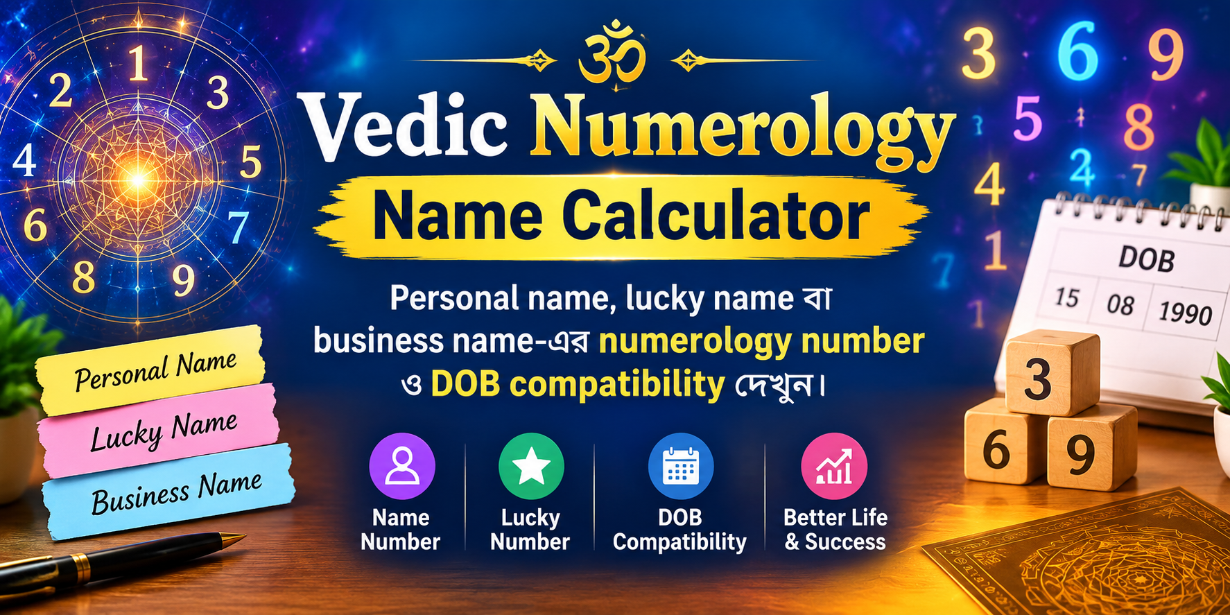 Vedic Numerology Name Calculator 